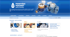 Desktop Screenshot of pokorny-vodomery.cz